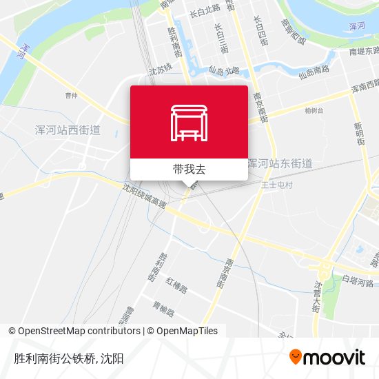 胜利南街公铁桥地图