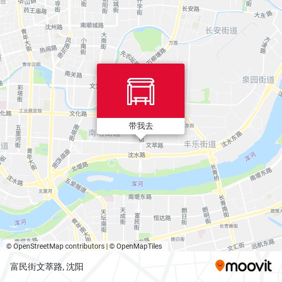 富民街文萃路地图