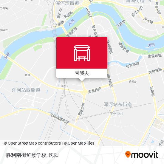 胜利南街鲜族学校地图