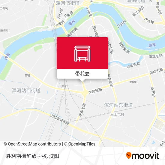 胜利南街鲜族学校地图