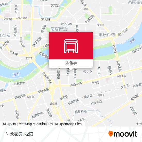 艺术家园地图