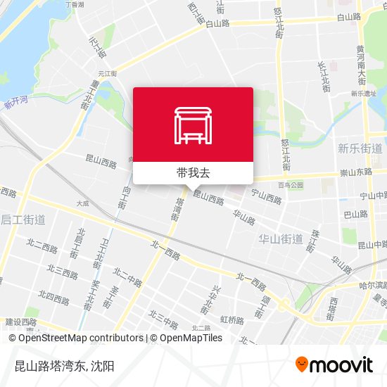 昆山路塔湾东地图