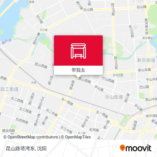 昆山路塔湾东地图
