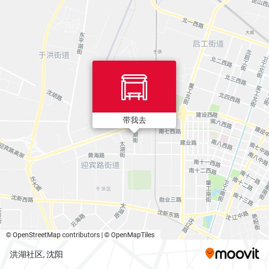 洪湖社区地图