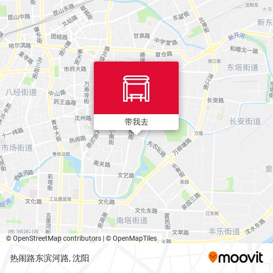 热闹路东滨河路地图