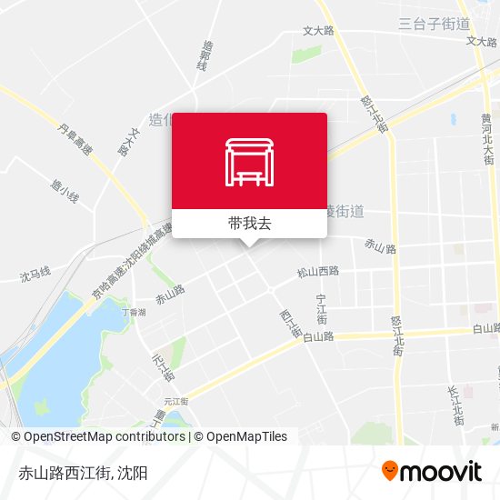 赤山路西江街地图