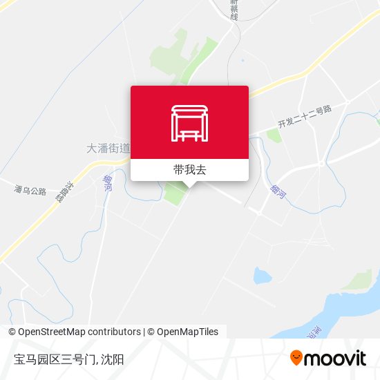 宝马园区三号门地图