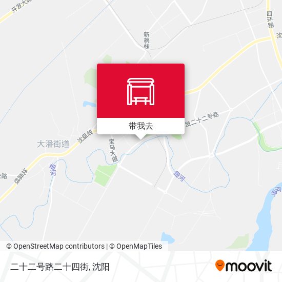 二十二号路二十四街地图