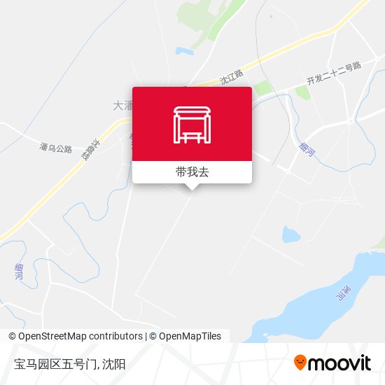 宝马园区五号门地图