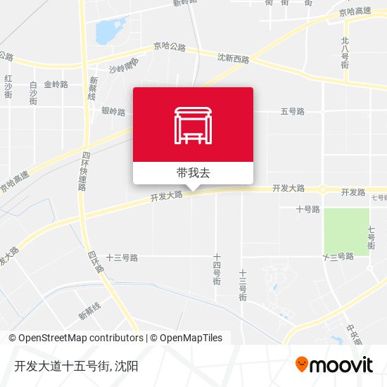 开发大道十五号街地图