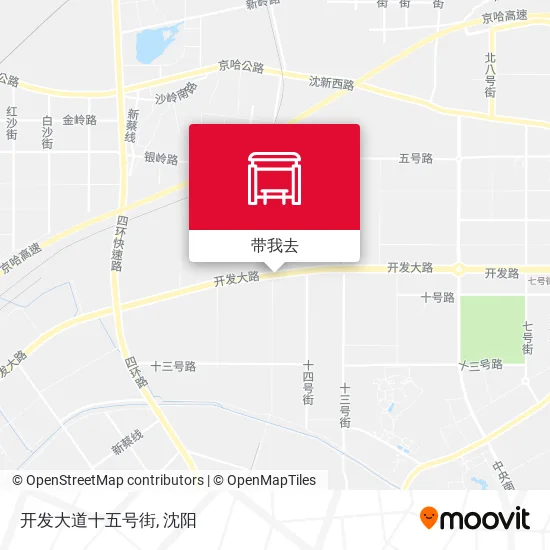开发大道十五号街地图
