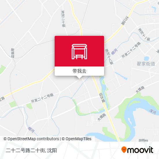 二十二号路二十街地图