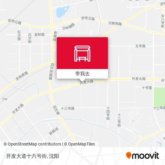 开发大道十六号街地图