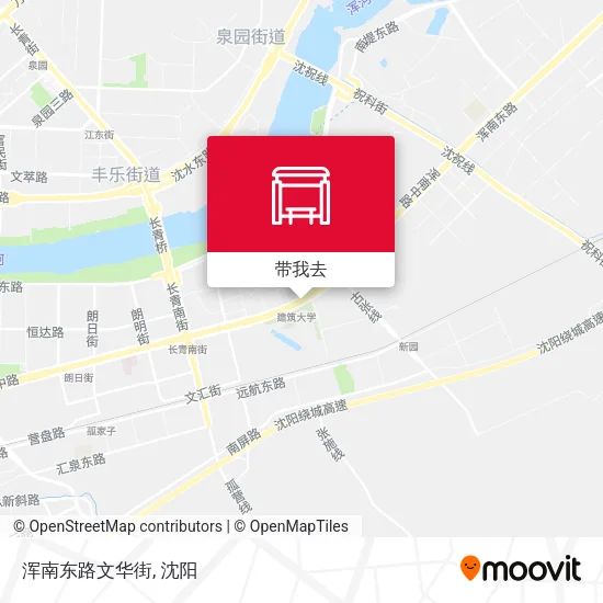 浑南东路文华街地图