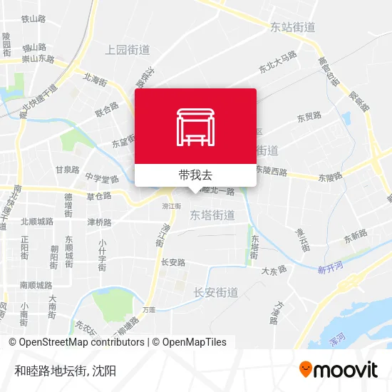和睦路地坛街地图