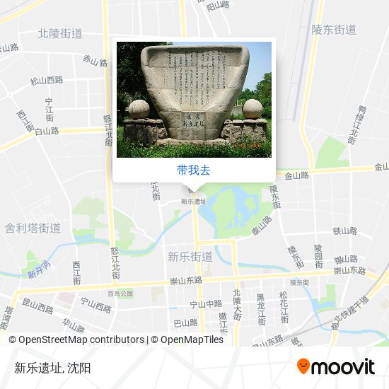 新乐遗址地图