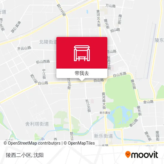 陵西二小区地图