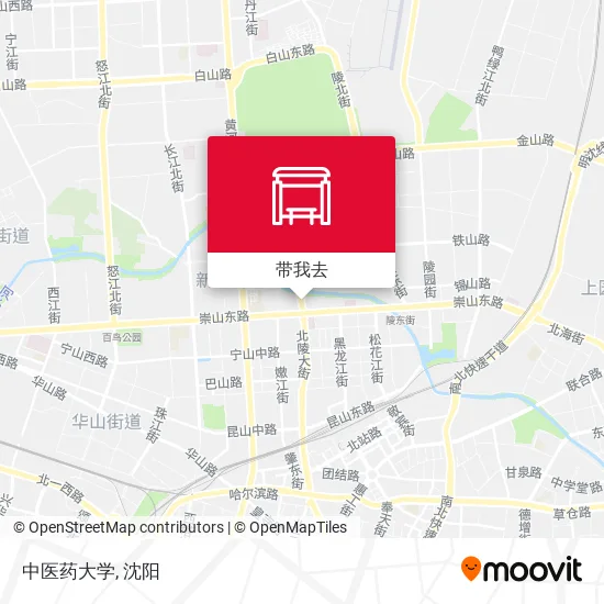 中医药大学地图