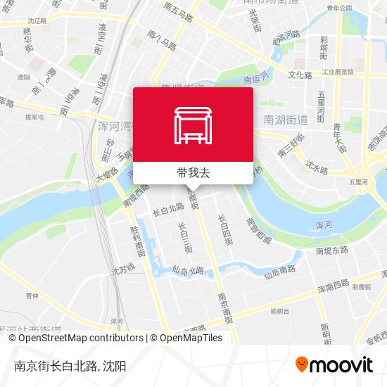 南京街长白北路地图