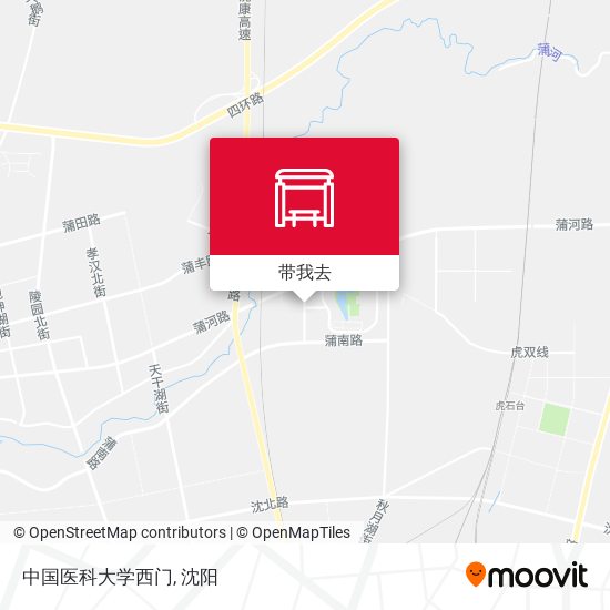 中国医科大学西门地图