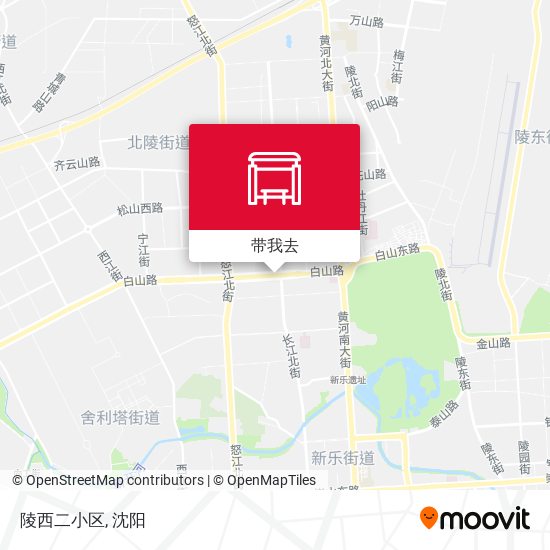 陵西二小区地图