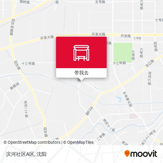 滨河社区A区地图