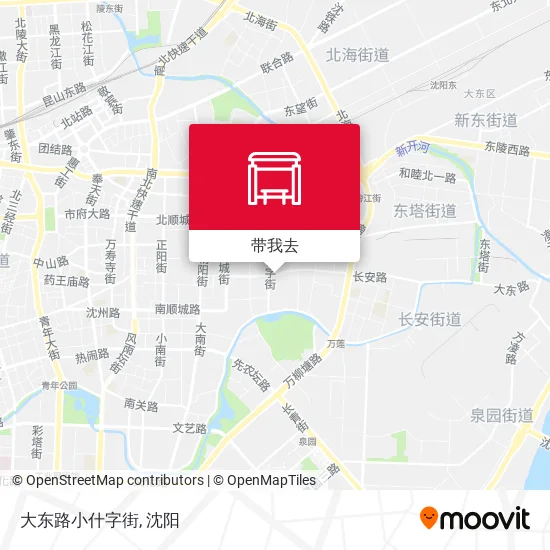 大东路小什字街地图