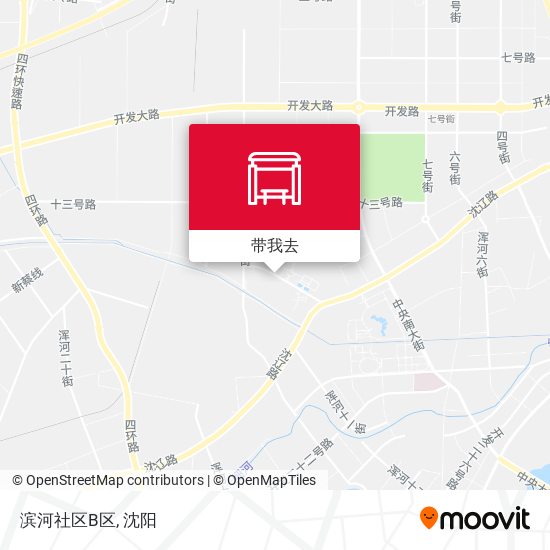 滨河社区B区地图