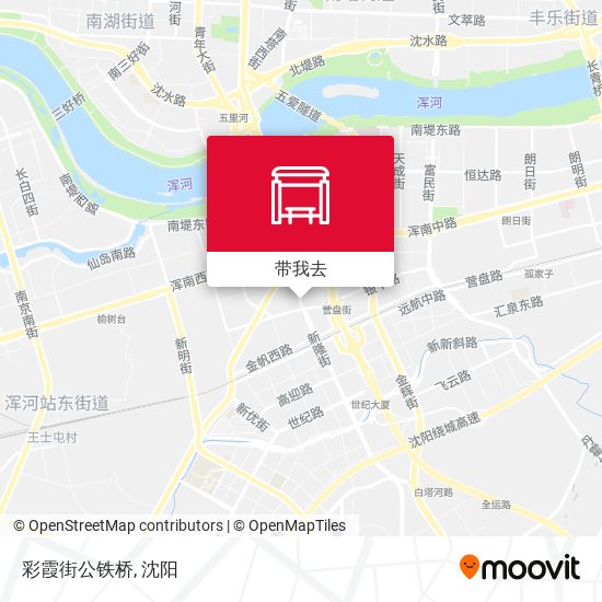 彩霞街公铁桥地图