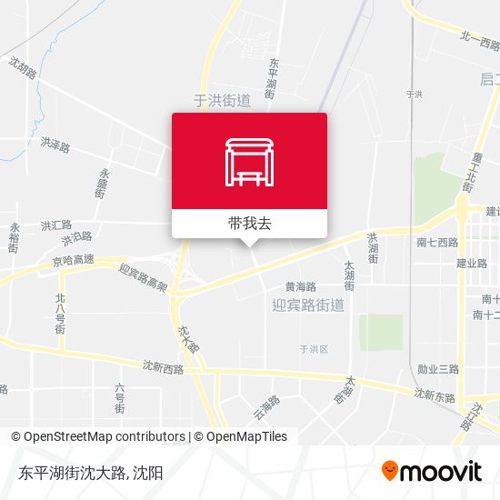 东平湖街沈大路地图