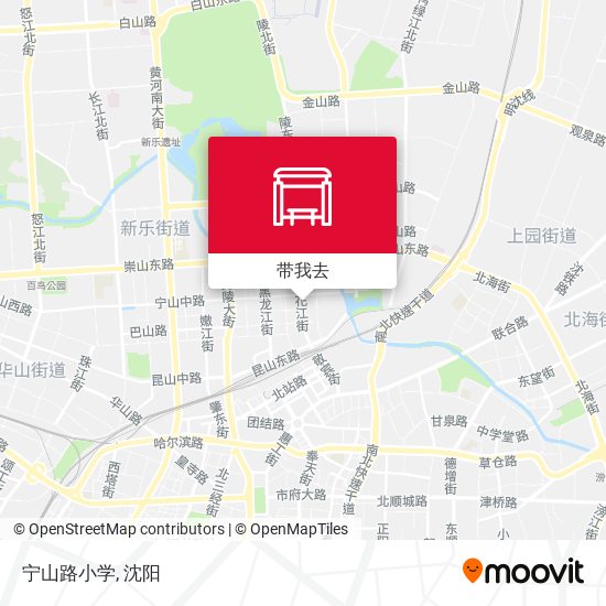 宁山路小学地图