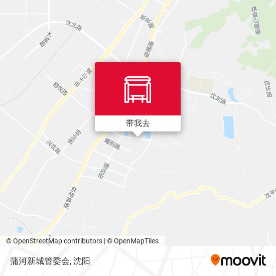 蒲河新城管委会地图