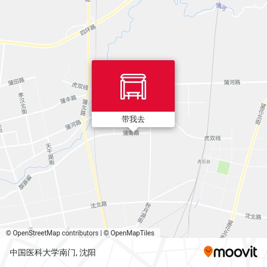 中国医科大学南门地图