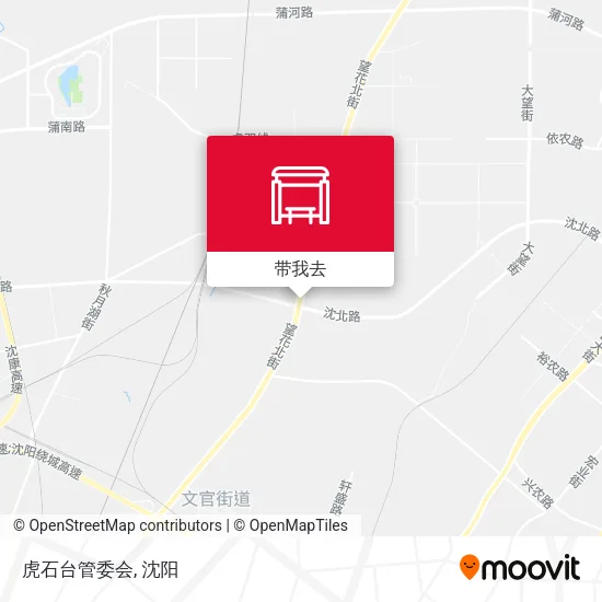 虎石台管委会地图
