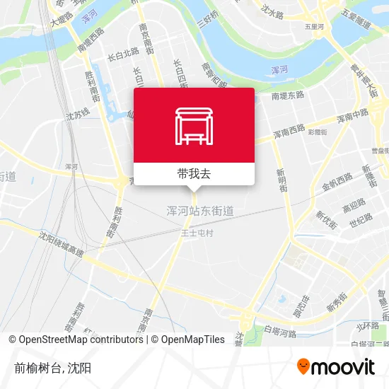 前榆树台地图