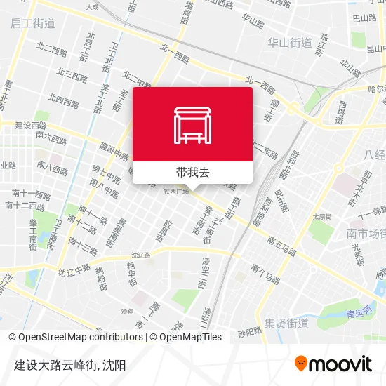 建设大路云峰街地图