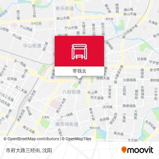 市府大路三经街地图