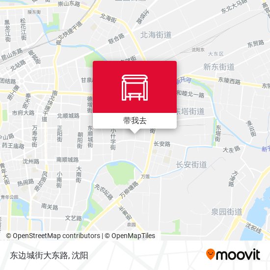 东边城街大东路地图