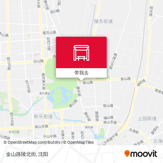 金山路陵北街地图