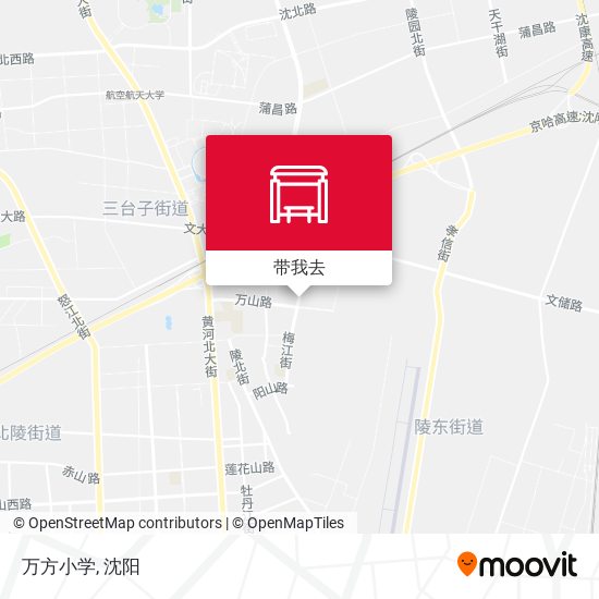 万方小学地图