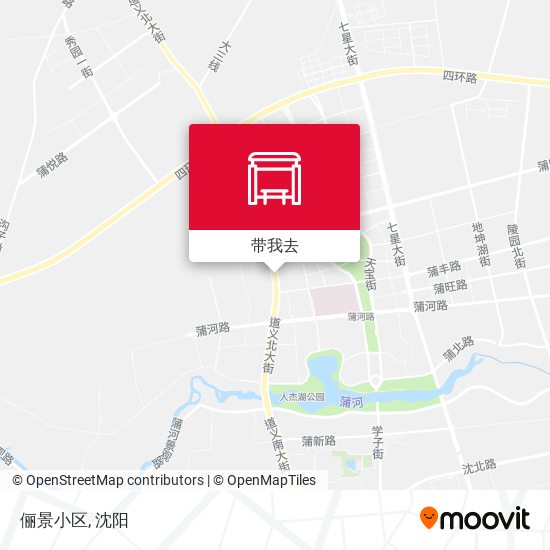 俪景小区地图