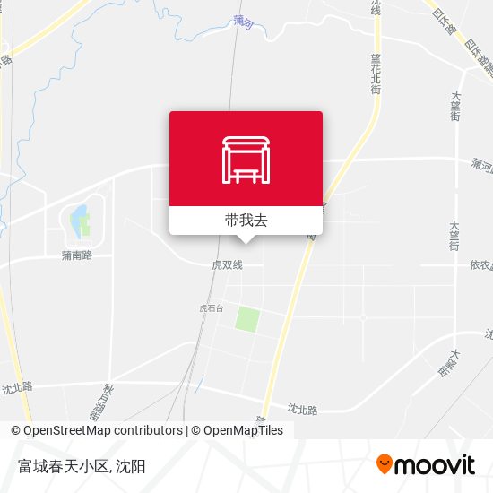 富城春天小区地图