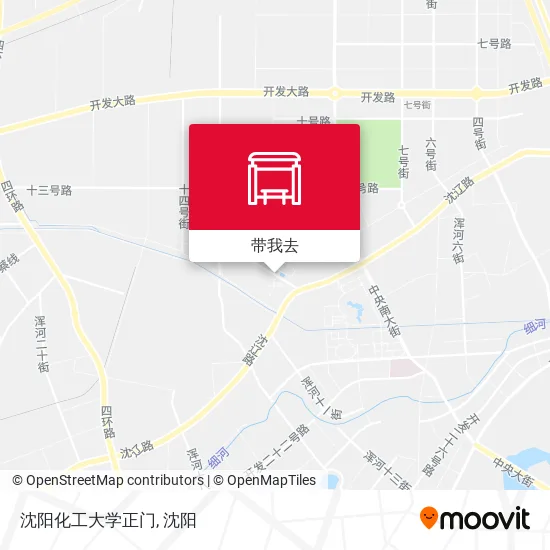 沈阳化工大学正门地图