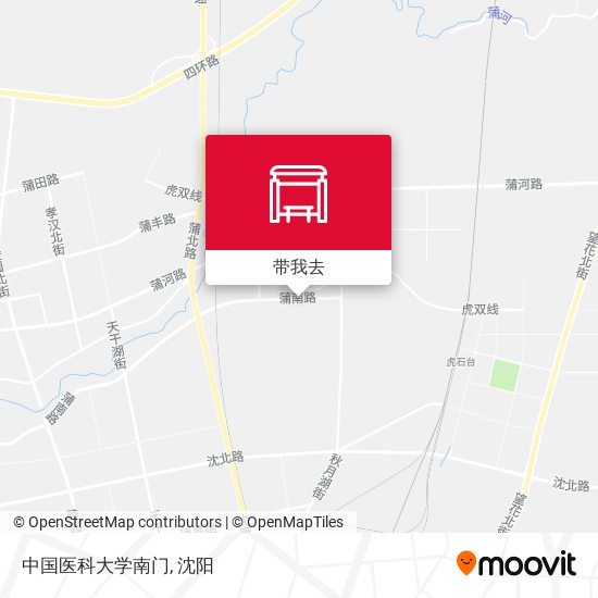 中国医科大学南门地图