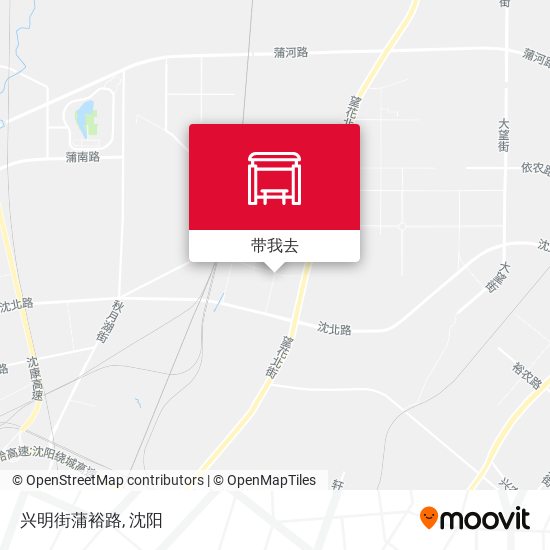 兴明街蒲裕路地图