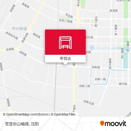雪莲街山榆路地图