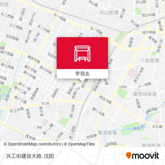 兴工街建设大路地图