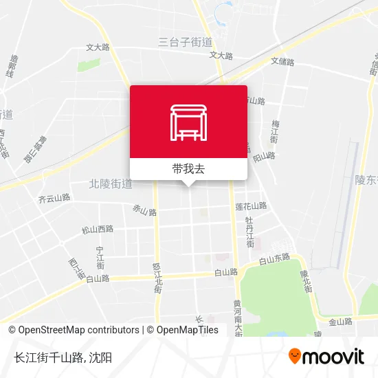 长江街千山路地图
