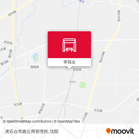 虎石台市政公用管理所地图