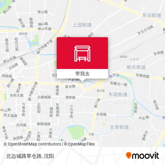 北边城路草仓路地图